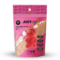 JustCBD veganiškos gumos drakonas vaisių 300 mg CBD