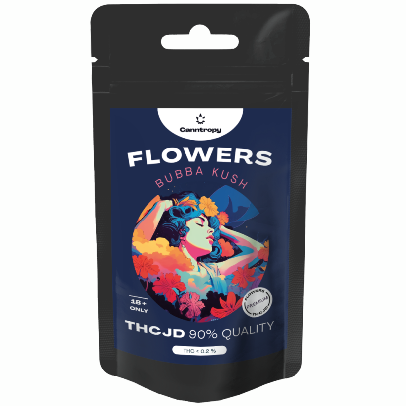 Canntropy THCJD Flower Bubba Kush, THCJD 90% kwalità, 1 g - 5 g