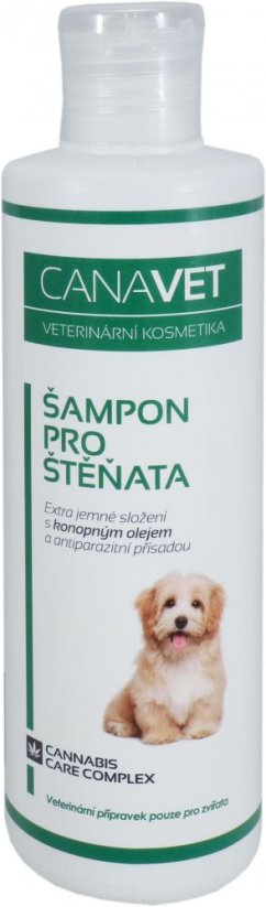 Canavet Šampoon kutsikatele Parasiitidevastane 250 ml