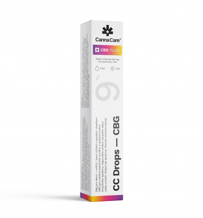 CannaCare CC Drops s CBG %9, 630 mg