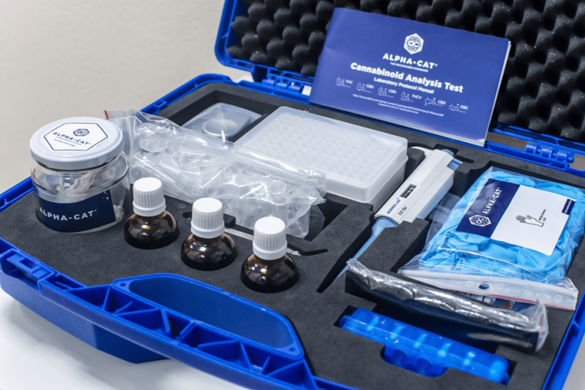 Alpha-CAT Mini-lab Cannabinoid Test Kit (80 testów)