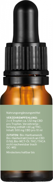 CBD Vital Naturextrakt PREMIUM CBD-Öl 5%, 500 mg, (10 ml)