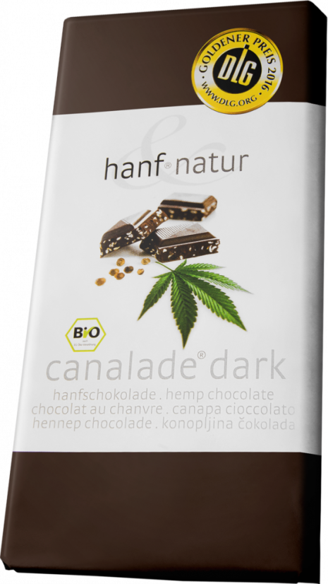 Canalade Bio bio kender étcsokoládé – karton (10 szelet)