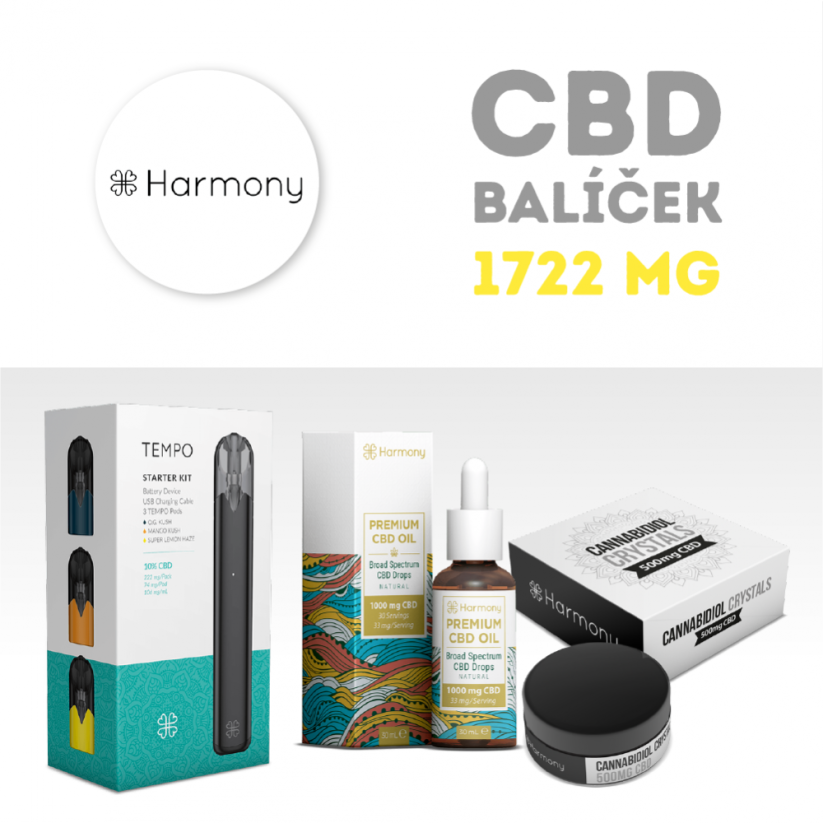 Harmony Pakkett CBD Oriġinali tal-Cannabis - 1818 mg