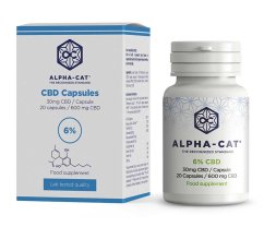 Alpha-CAT Kapsułki konopi CBD 20x30mg, 600 mg