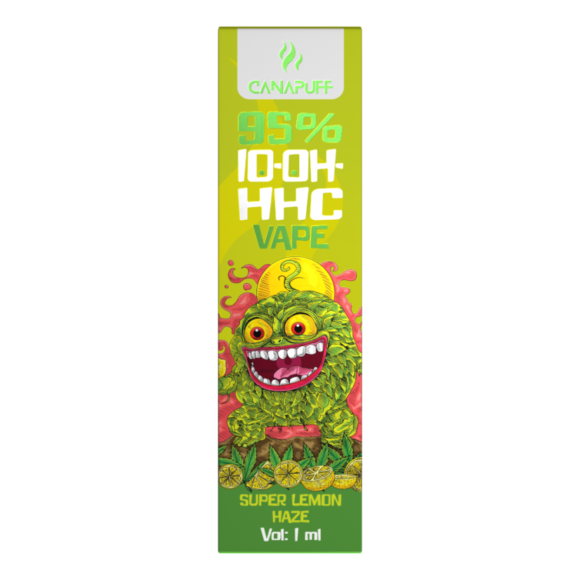 CanaPuff 10-OH-HHC Pen Vape Pen Super Lemon Haze, 10-OH-HHC 95 %, 1 ml