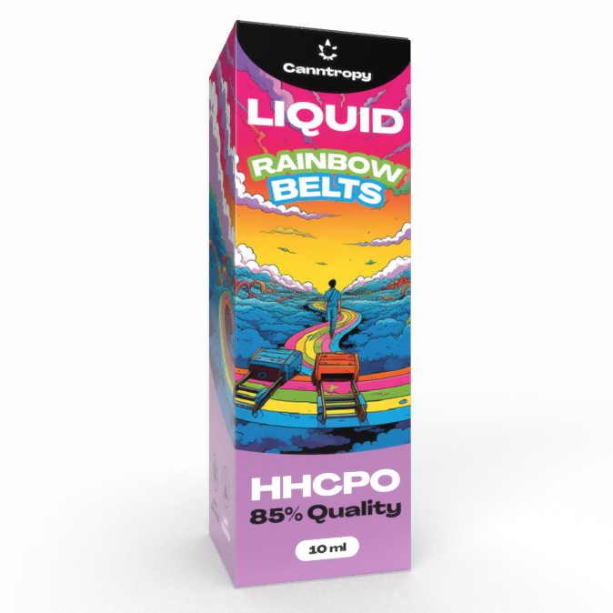Canntropy HHCPO Liquid Rainbow Belts, HHCPO 85% kvalita, 10ml