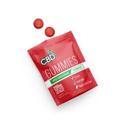 CBDfx Jablčný ocot CBD Vegan Gummies, 200 mg, 8 ks