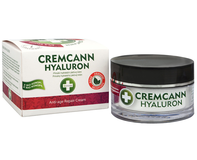Annabis Cremcann Crema viso naturale allo ialurone, 50 ml