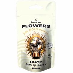 Canntropy HHCP fleur 24K Gold Punch 80% qualité, 1 g - 100 g