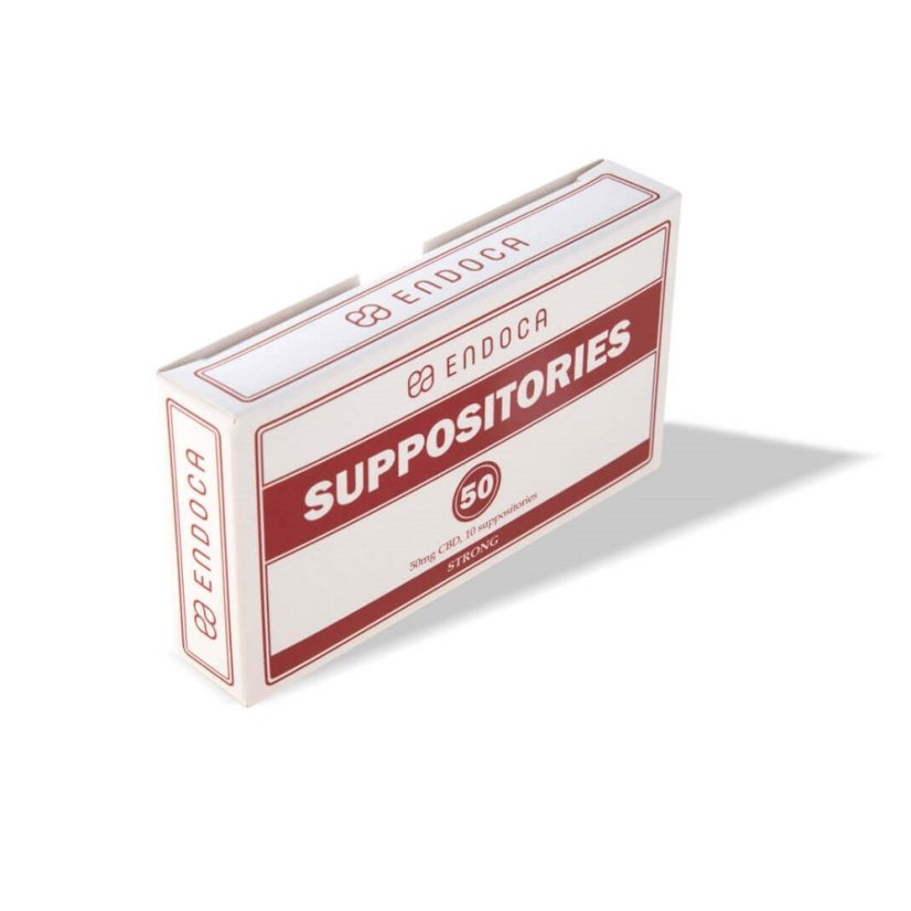 Endoca Suppositoires 500 mg CBD, 10 pc