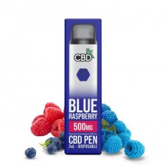 CBDfx Blå hindbær CBD Vape Pen 500 mg CBD, 2 ml