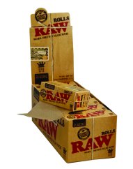 RAW ペーパーキングサイズ Rolls、3 m、1 箱に 12 個入り