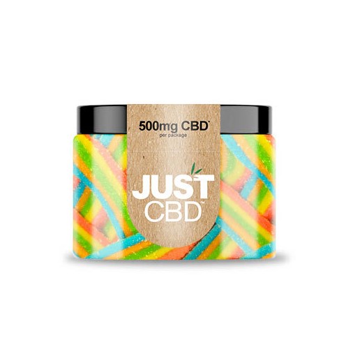 JustCBD グミ レインボーリボン 250 mg - 3000 mg CBD