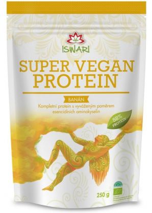 Iswari Super Vegan 58% протеїн банан Біо 250г