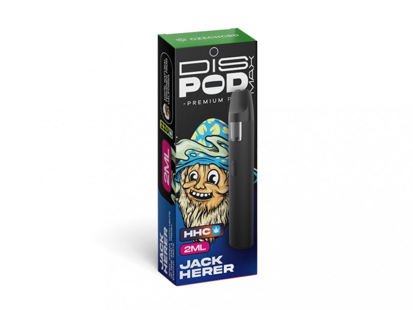 Czech CBD HHC Vape Pen disPOD Jack Herer 2000 mg, 2 ml