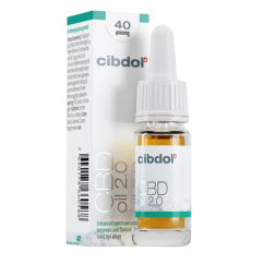 Cibdol CBD オイル 2.0 40 %、4000 mg、10 ml