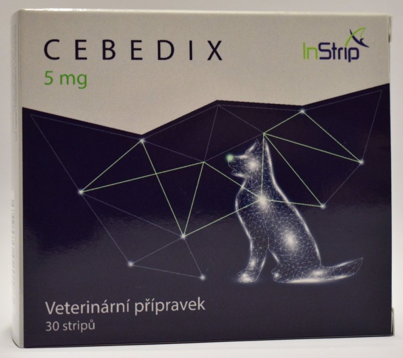 CEBEDIX Oral strimmel til kæledyr med CBD 5mg x 30ks, 150 mg