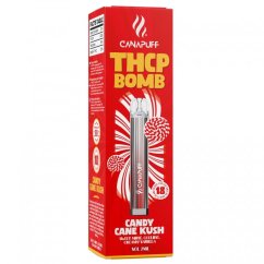 CanaPuff BOMB Candy Cane Kush, 0,8 g THCP – ühekordne, 2 ml