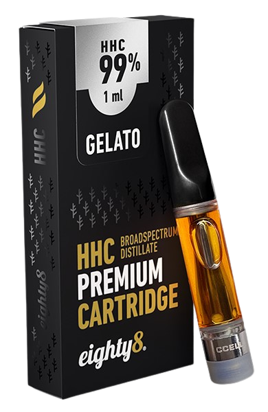 Eighty8 HHC Cartridge Gelato - 99 % HHC, 1 ml
