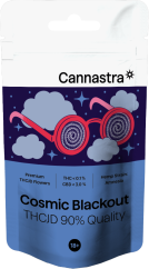 Cannastra THCJD Flower Cosmic Blackout, THCJD 90% calitate, 1g - 100 g