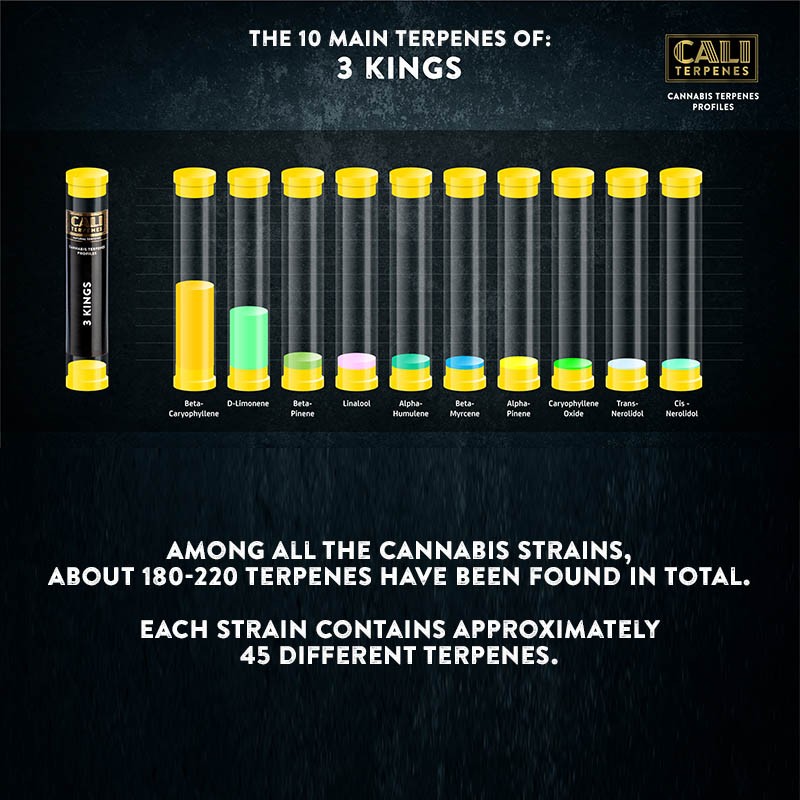 Cali Terpenes - 3 KINGS, 1 ml