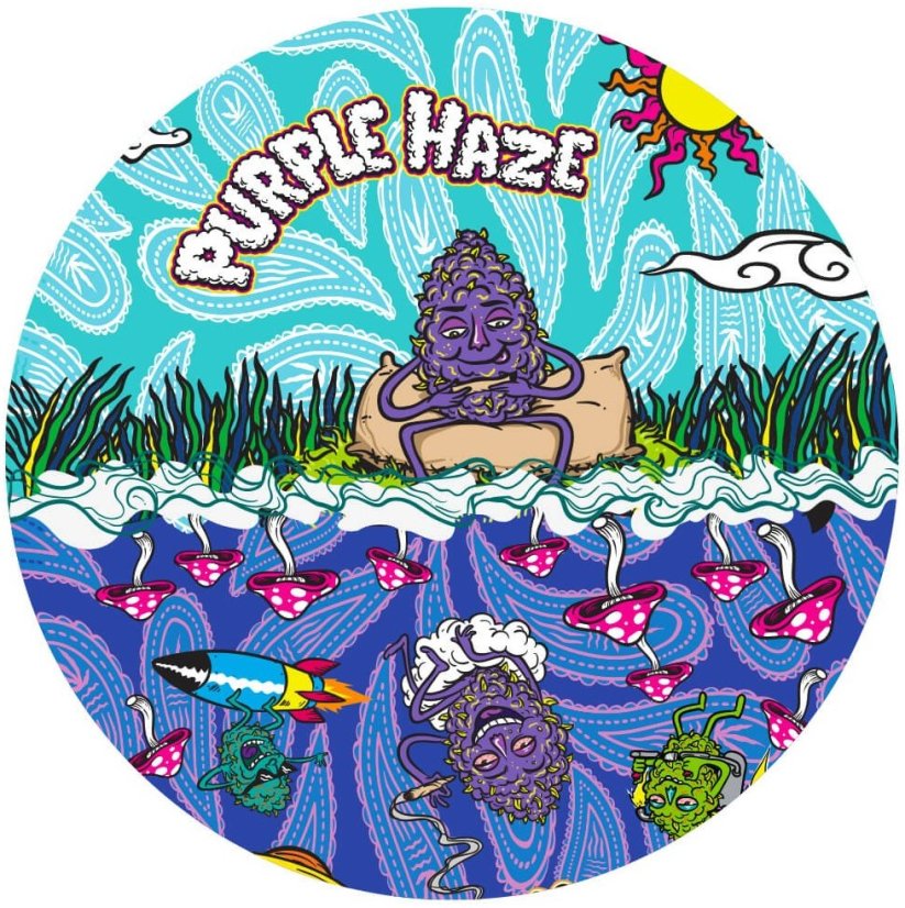 Best Buds Polizor metalic Purple Haze 4 piese – 50 mm