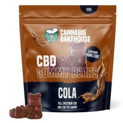 Cannabis Bakehouse CBD グミベア - コーラ、30 g、22 個 x 4mg CBD