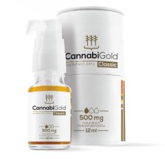 CannabiGold Classic zlatý olej 5% CBD, 1500 mg, 30 g