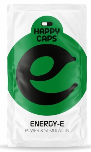 Happy Caps Energy E- Energigivende og opmuntrende kapsler, æske med 10 stk.