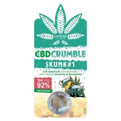 Euphoria Skunk#1 Crumble (184 mg to 460 mg CBD)