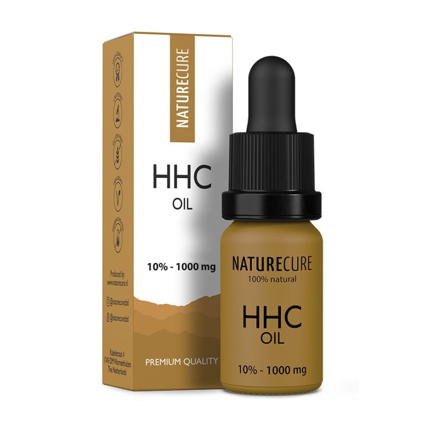 Nature cure HHC olej 10 %, 1000 mg, 10 ml