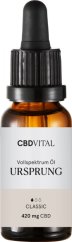 CBD Vital IZCELSMES 'Klasika pieci' eļļa ar CBD 5%, 420 mg, 20 ml