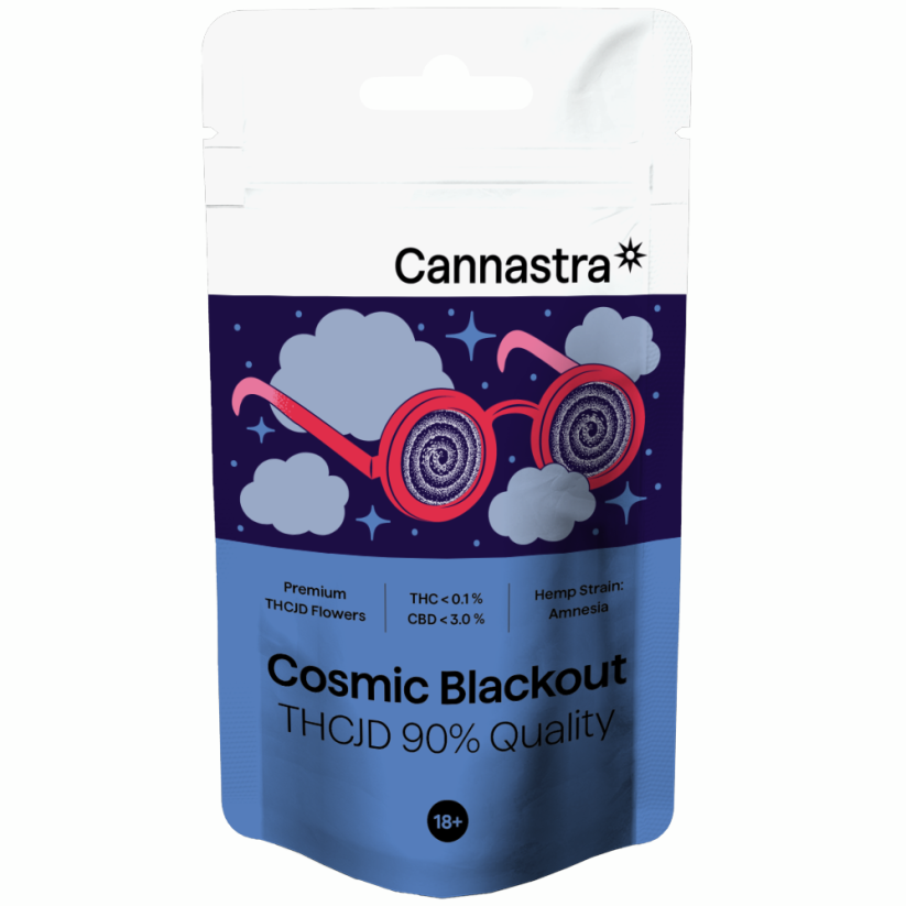Cannastra THCJD Flower Cosmic Blackout, THCJD 90% Qualität, 1g - 100 g