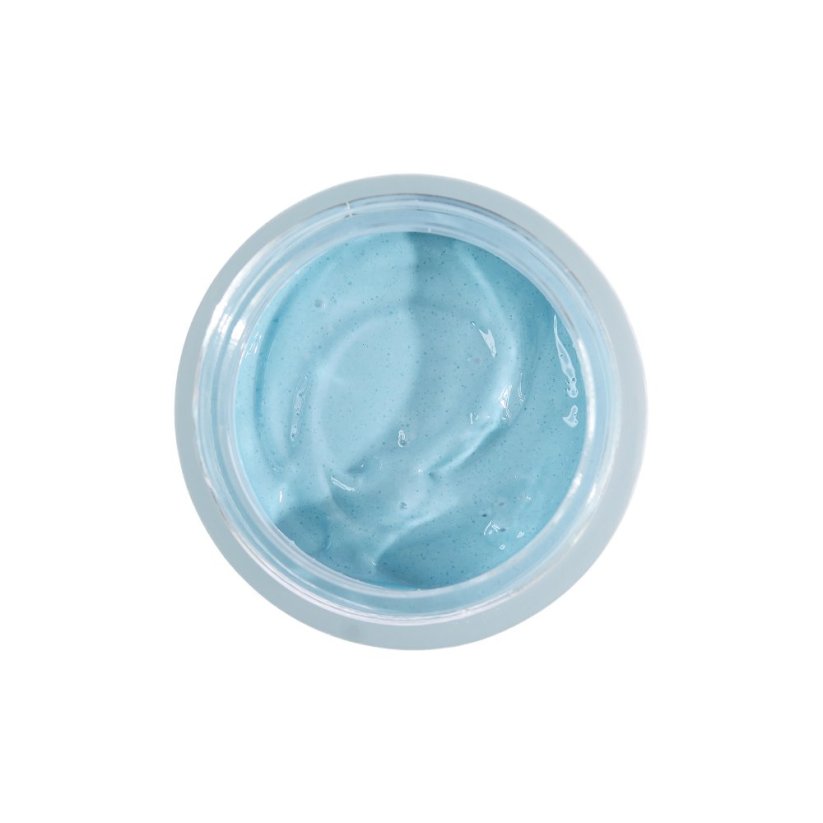Cannor Lískooříškový peeling na obličej Modrý jíl & CBD, 50 ml