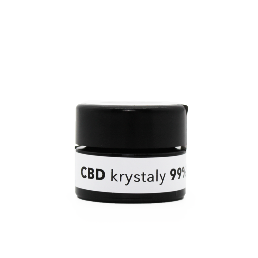 Hemnia CBD krystaller 99%, 500mg CBD, 0,5 gram
