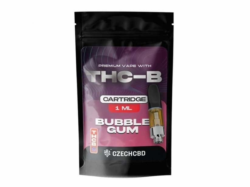 Czech CBD Cartuccia THCB Bubble Gum, THCB 15 %, 1 ml