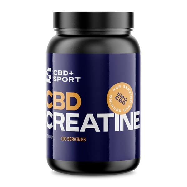 CBD+ スポーツ CBD クレアチン、500 mg、100 X 5 mg、500 G