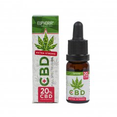 Euphoria CBD-olja 20%, 10 ml, 2000 mg