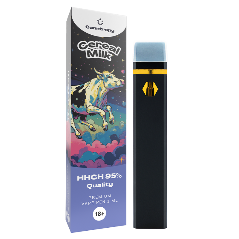 Canntropy HHCH Vape Pen Cereal Milk, HHCH 95% quality, 1 ml