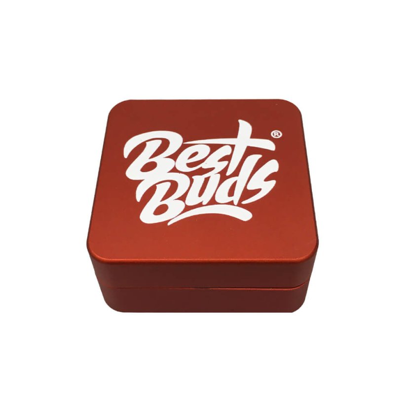 Best Buds Máy mài nhôm vuông phẳng Rust, 2 phần, 50 mm
