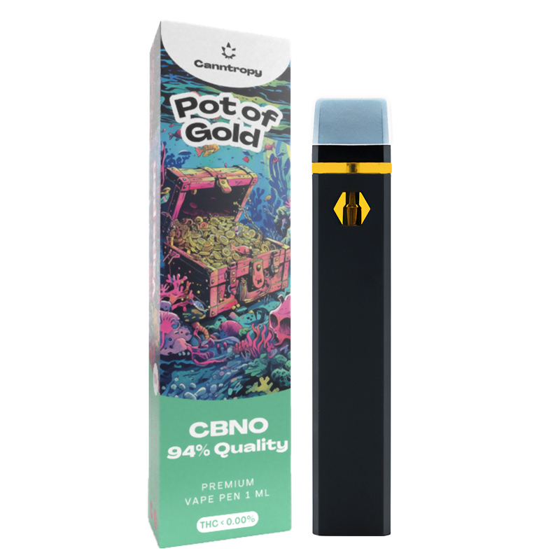 Canntropy CBNO Disposable Vape Pen Pot of Gold, CBNO 94% качество, 1 ml