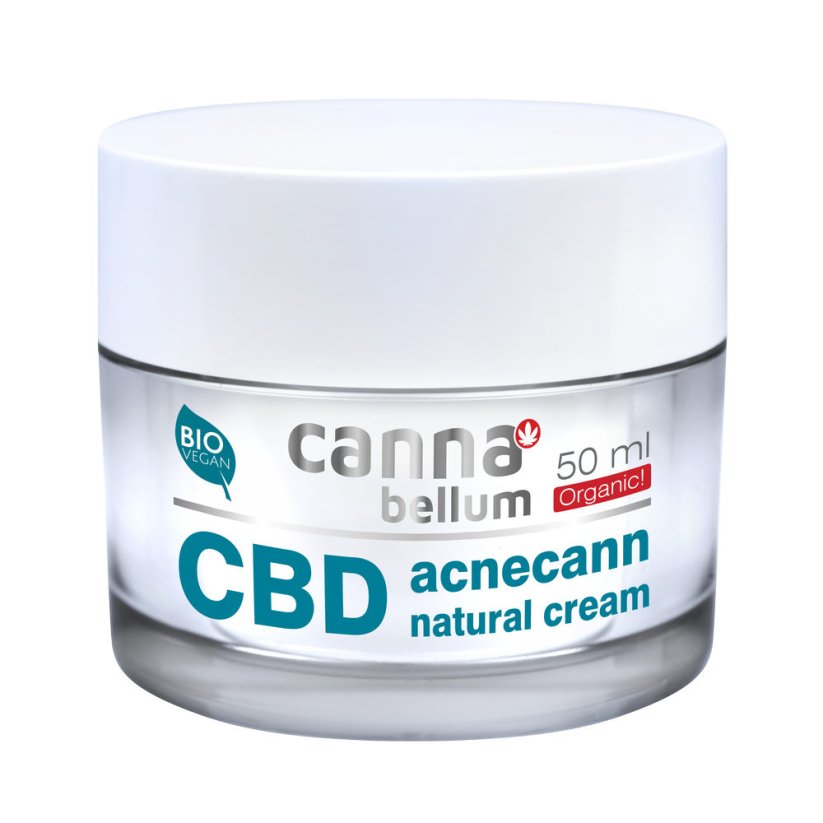 Cannabellum CBD acnecann dabīgais krēms 50 ml