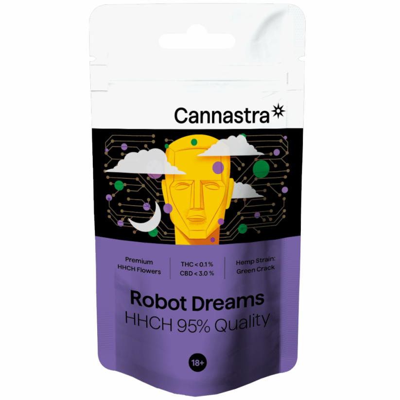 Cannastra HHCH Flower Robot Dreams, qualidade HHCH 95%, 1g - 100 g