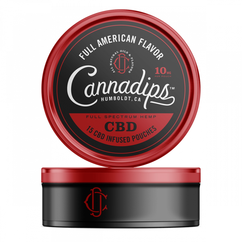 Cannadips American Spice 150mg CBD - 5 pakker