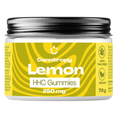 Canntropy HHC Fruit Gummies Lemon, 250 mg HHC, 10 pcs x 25mg, 70 g