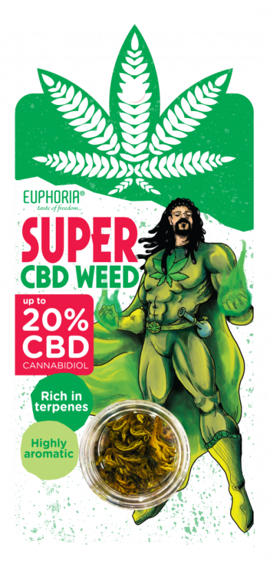 Euphoria Fleurs de CBD Super Cannabis 0,7g