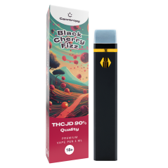 Canntropy THCJD Vape Pen Black Cherry Fizz, THCJD 90% kvalitāte, 1 ml