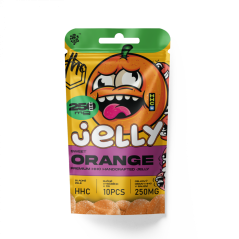 Cehia CBD HHC Jelly Orange 250 mg, 10 bucăți x 25 mg