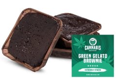 Cannabis Bakehouse Brownie au gelato vert